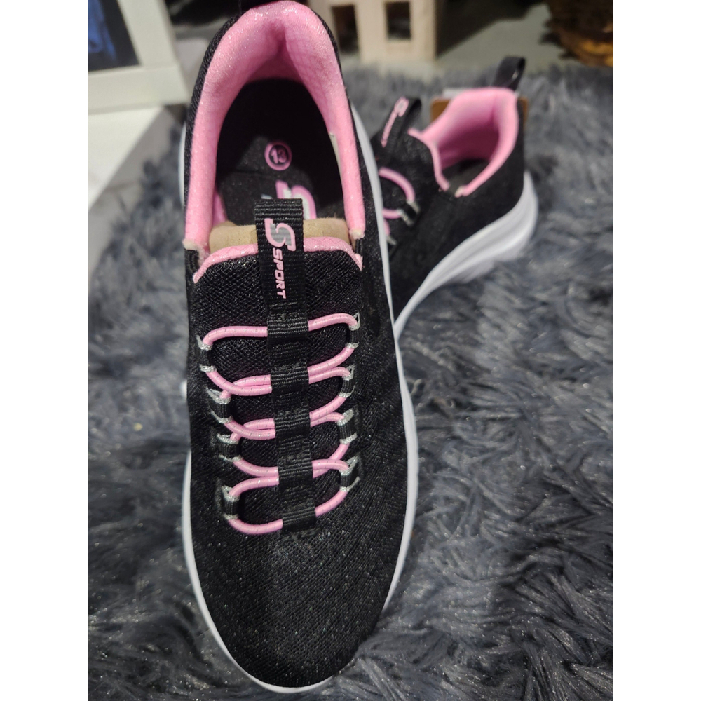 Sketchers Size 13 Girls Sneakers - Picture 2 of 3